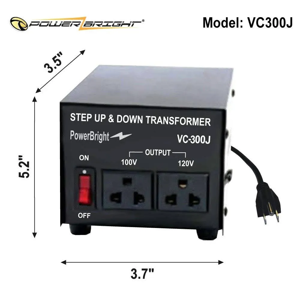 300 Watts Japanese Voltage Transformers, Step Up and Down Japan Converter, ca...