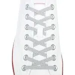 Xpand Laces Customizable No-Tie One Size Elastic Shoelaces Steel