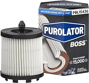 Purolator PBL15436 PurolatorBOSS Maximum Engine Protection Cartridge Oil Filter, Black, single filter