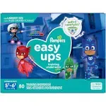 Pampers Easy Ups Training Underwear Boys Size 7 5t-6t 80 Count