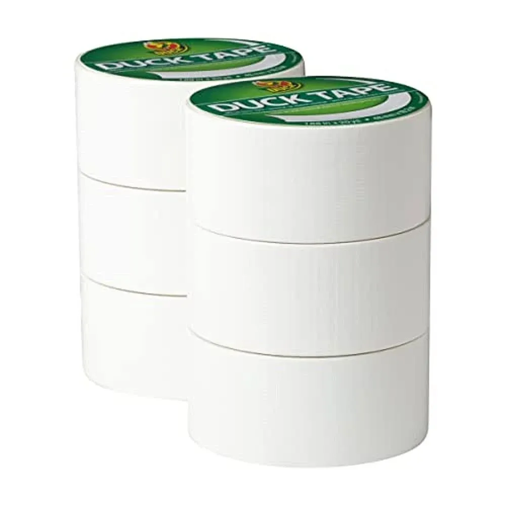 Colored Duct Tape, 3" Core, 1.88" x 20 yds, White