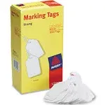 Avery Marking Tags, Strung, 2-3/4" x 1-11/16", 1,000 Tags (12201)