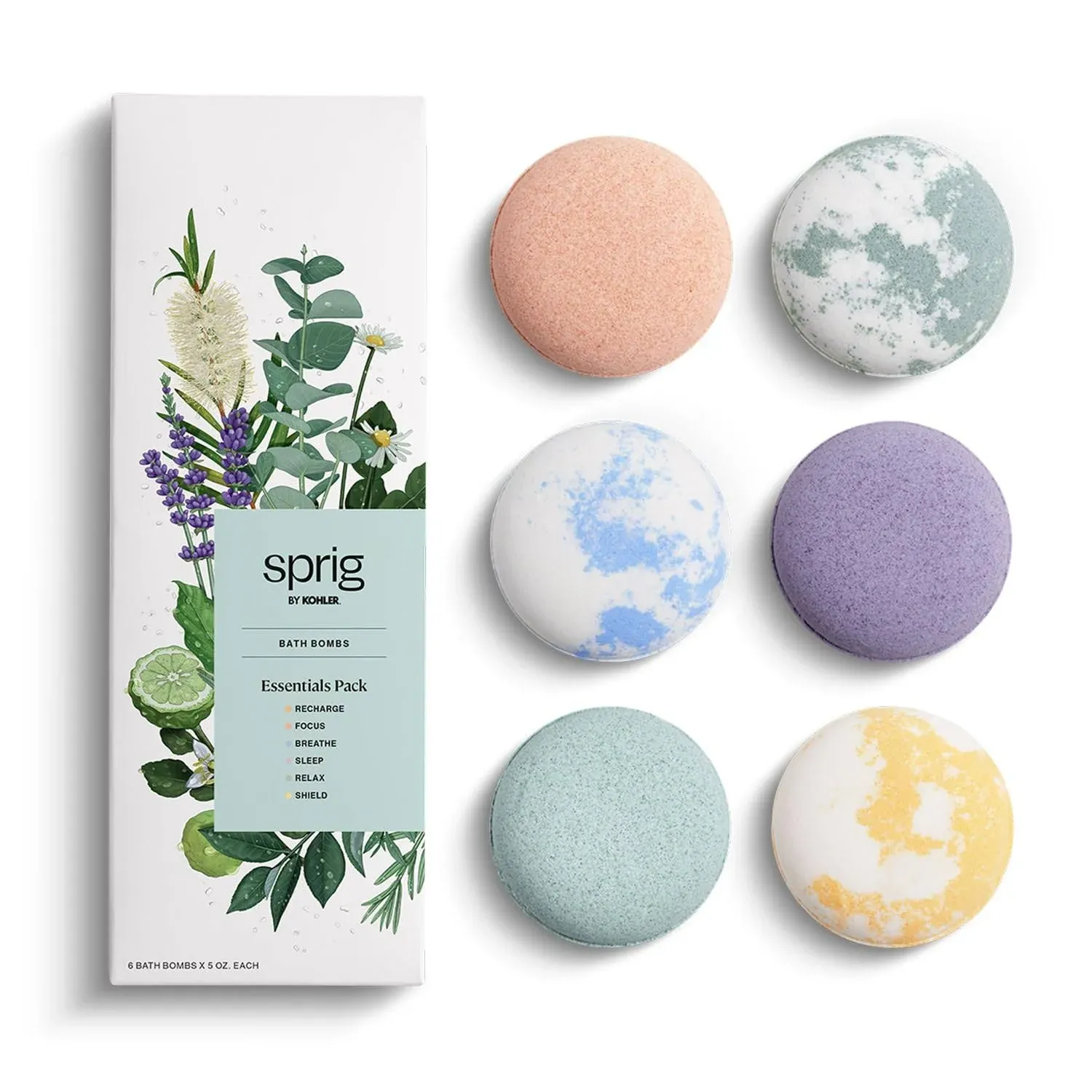 Kohler Sprig Bath Bomb Essentials Pack