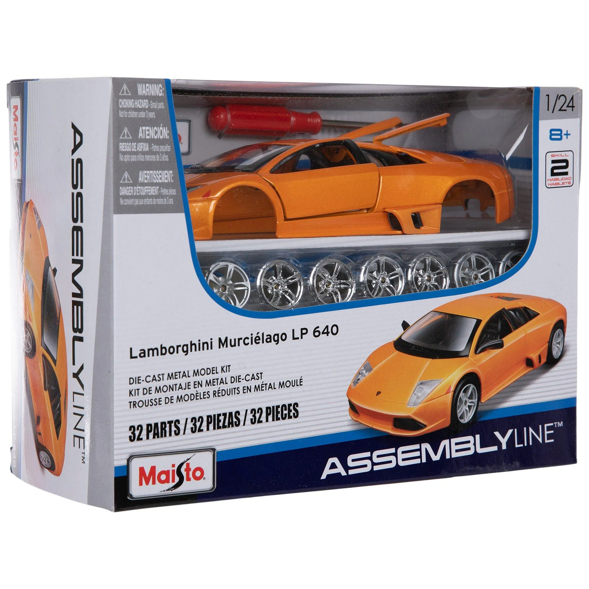 Maisto Lamborghini Gallardo LP560-4 1:24 Model Kit, White