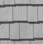 CertainTeed Cedar Impressions Double 7in. Staggered Perfection Shingle Siding (1/2 Square) Sterling Gray