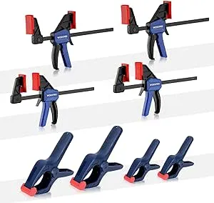 WorkPro 8-Piece Clamp Set