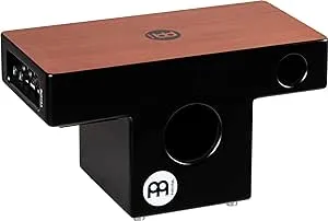 Meinl Pickup Slaptop Cajon Box Drum with Internal Snares and Forward Projecting Sound Ports - NOT MADE IN CHINA - Mahogany Playing Surface, 2-YEAR WARRANTY (PTOPCAJ4MH-M)