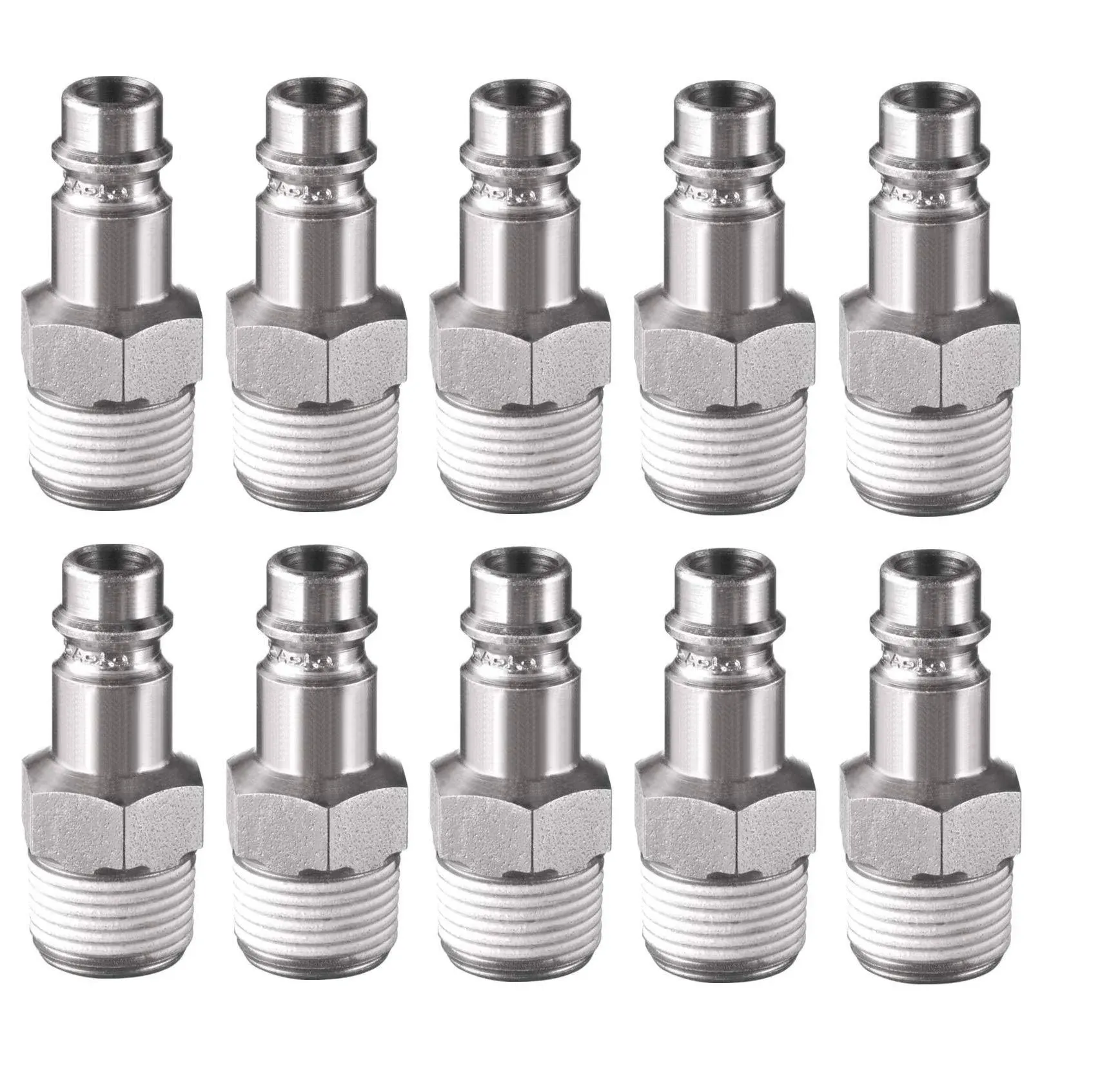 Prevost ERP 076251 1/4” Thread Male NPT High Flow Safety Air Plug (10)