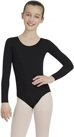 Capezio Girls' Team Basics Long Sleeve Leotard