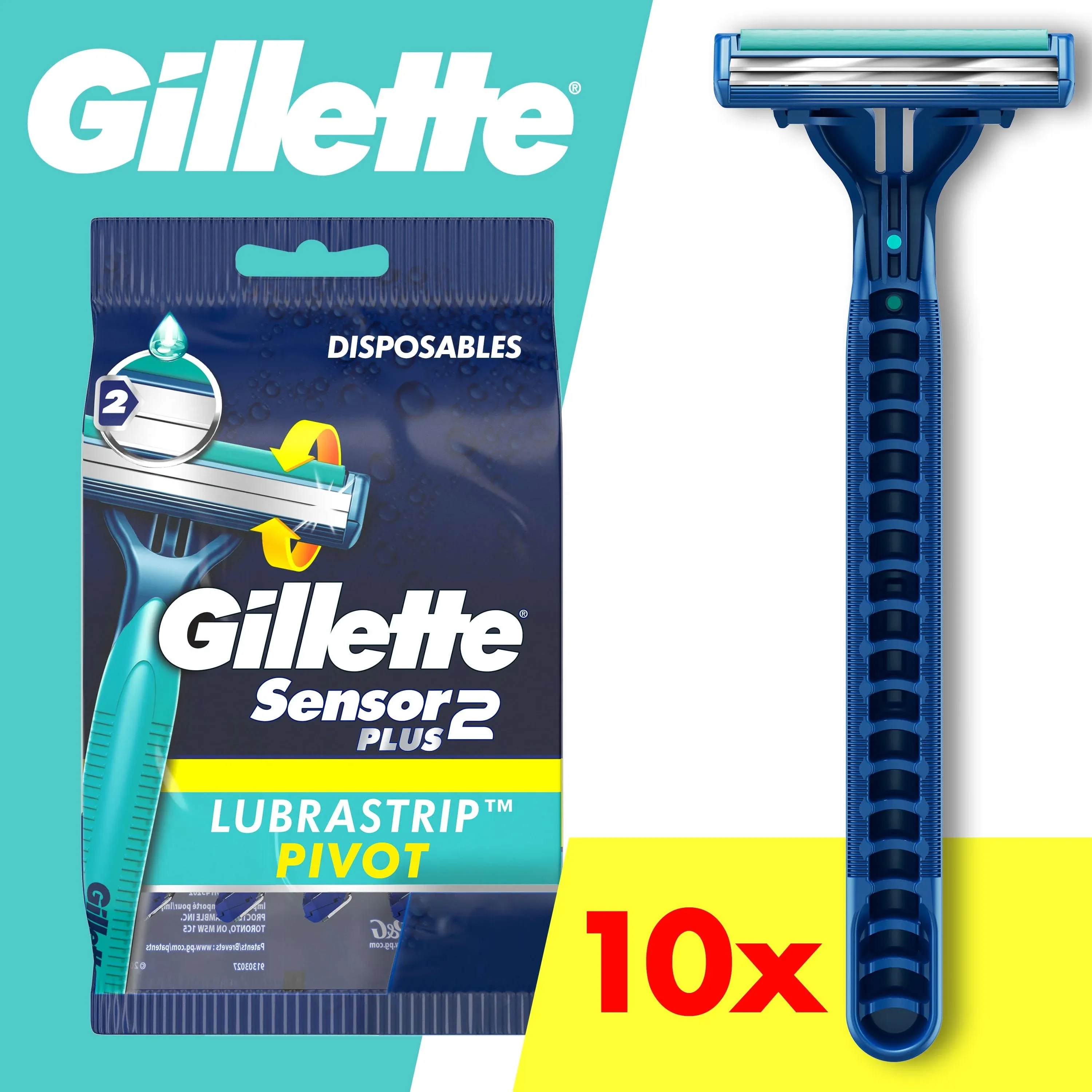 Gillette Sensor2 Plus Disposable Razors