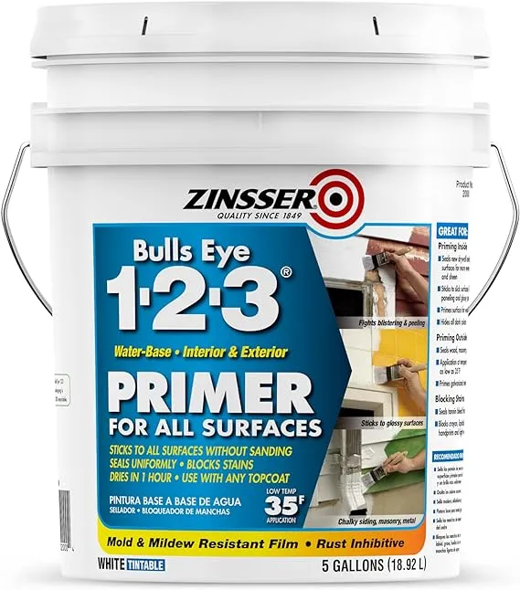 Zinsser Bulls Eye 1-2-3 Primer 5gal