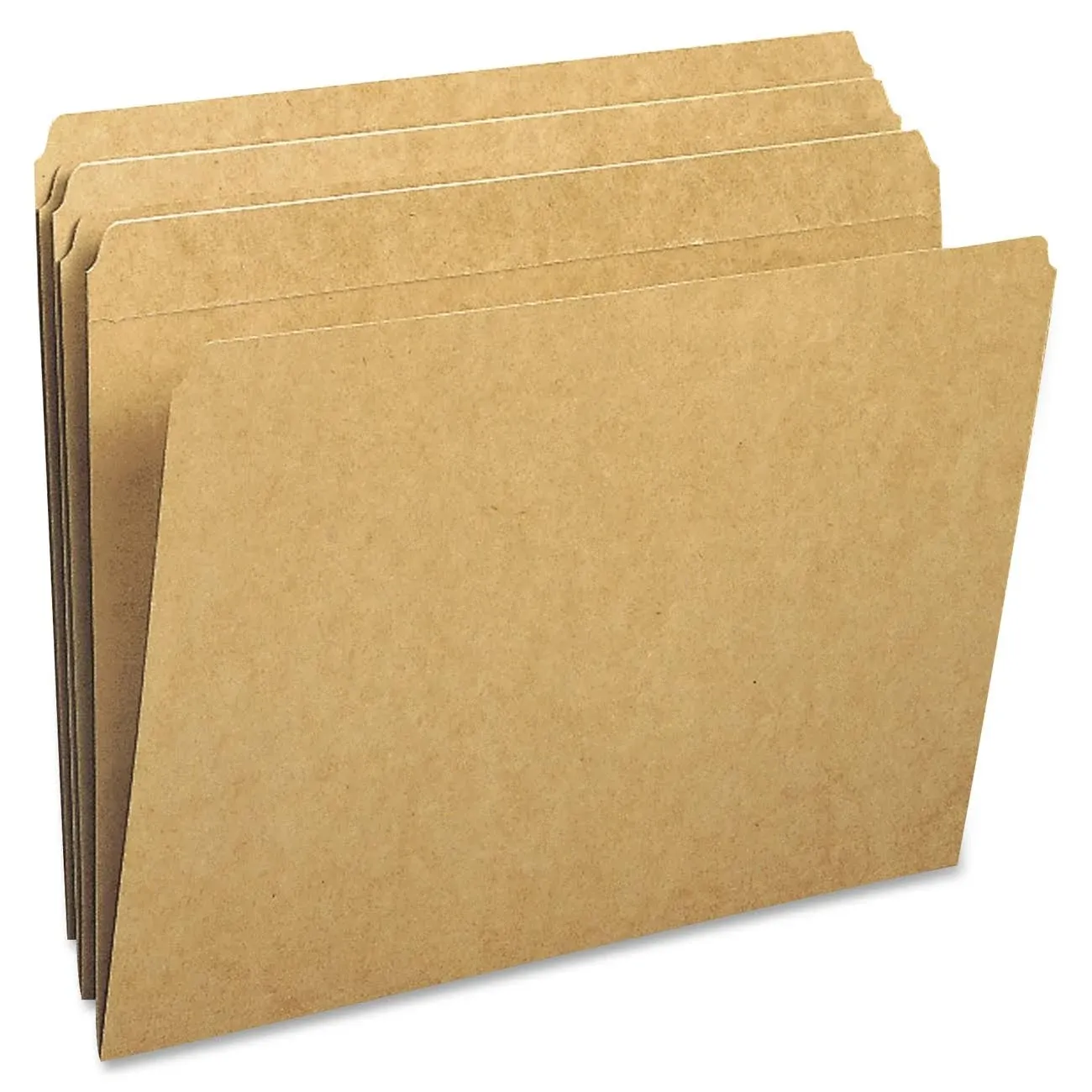 Smead File Folder, Reinforced Straight-Cut Tab, Letter Size, Kraft, 100 Per Box (10710)