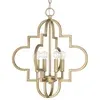 Capital Lighting The Ellis Collection 4 Light Pendant, Brushed Gold - Mediterranean - Pendant Lighting - by Buildcom | Houzz