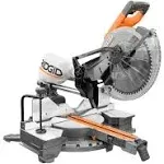 Sliding Miter Saw 15 Amp Corded 12 in. Dual Bevel 70 Deg. Miter LED Cut Line