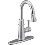 Moen 6260 Belfield One-Handle Pulldown Bar Faucet in Chrome