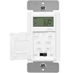 Enerlites 7 Day Digital In-Wall Programmable Timer -White HET01-W