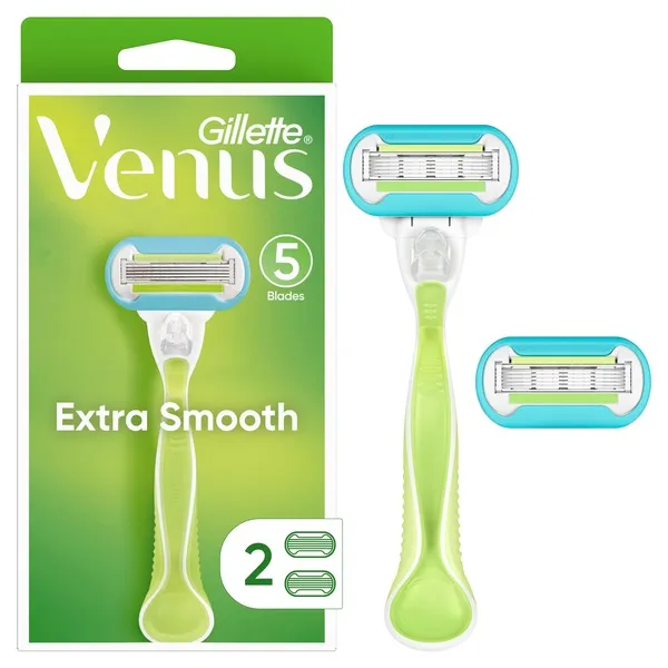 Gillette Venus Extra Smooth 5-Blade Razor + 2 Razor Blade Refills | CVS