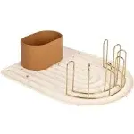 Boon ARC B11528 Cream Brown BPA Free Modular Baby Bottle Drying Rack