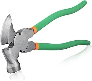 SPEEDWOX 10 Inch Fencing Pliers with Hammerhead Staple Puller Fence Solid Joint Pliers Fence Pliers Fence Tool Pliers Heavy Duty Fence Pliers Multi Purpose Fence Tool