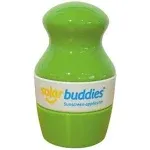 Solar Buddies Sunscreen Applicator - Single Blue - Refillable Roll on Sponge Sunscreen, Suncream & Lotion Applicator For Kids, Adults & Families - Holds 3.4fl oz, Perfect Size for Travel