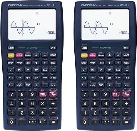 Scientific Calculator with Graphic Functions - Multiple Modes with Intuitive Interface - Perfect for Beginner and Advanced Courses, High School or College