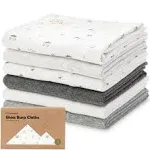 KeaBabies Shea Burp Cloths in Neutrals