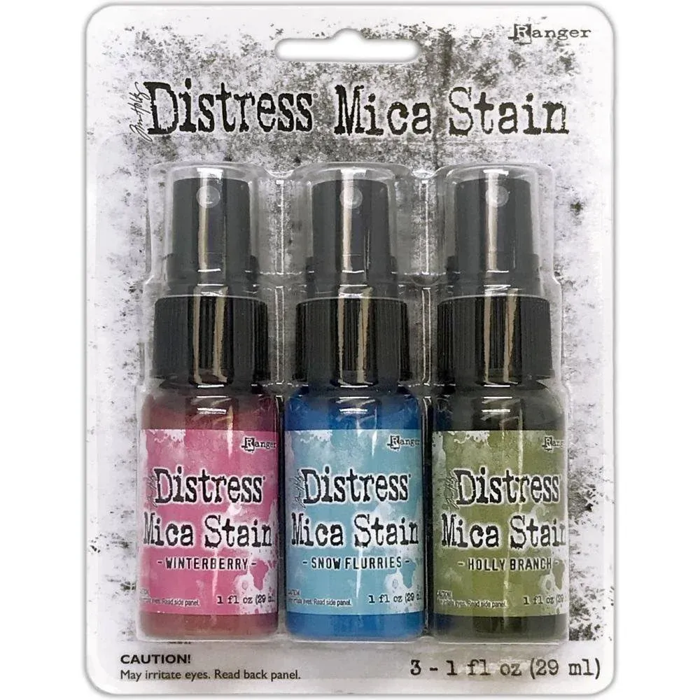 Ranger Tim Holtz Distress Mica Stain Sprays Holiday Xmas Set #1, 2, 3, 4, 5 or 6