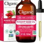 Organic Rosehip Oil, 4 fl oz (120 ml)