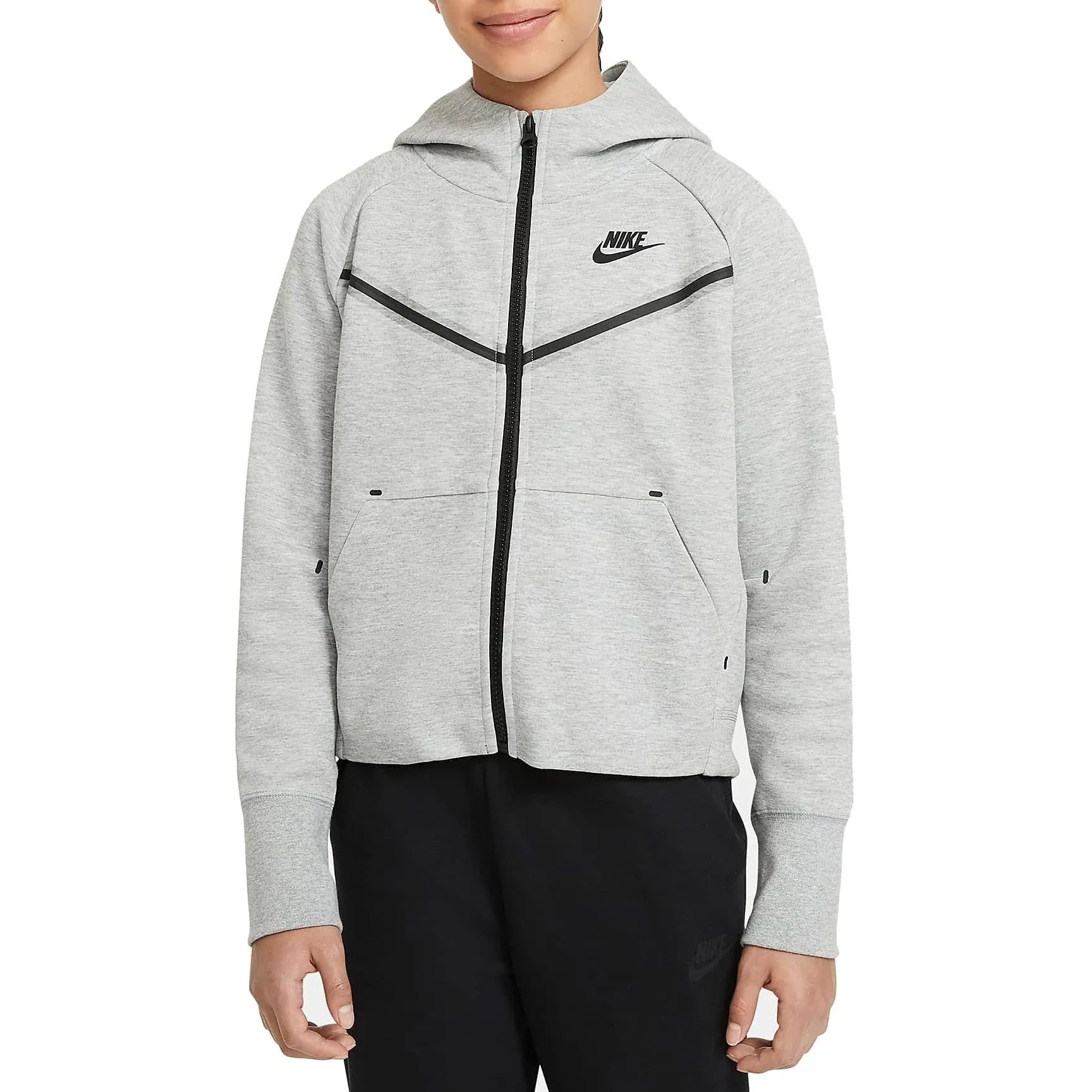 Nike Kids' Girls' Sportswear Tech Fleece Full-Zip Hoodie