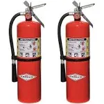 2 Pack Amerex B456 10 lbs ABC Dry Chemical Fire Extinguisher with Aluminum Valve