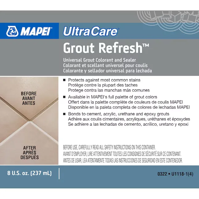 MAPEI Grout Refresh 8-fl oz Pure White #5117 Ceramic/Porcelain Tile Grout Sealer