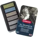 Derwent Graphitint XL Blocks - Assorted, Set of 6