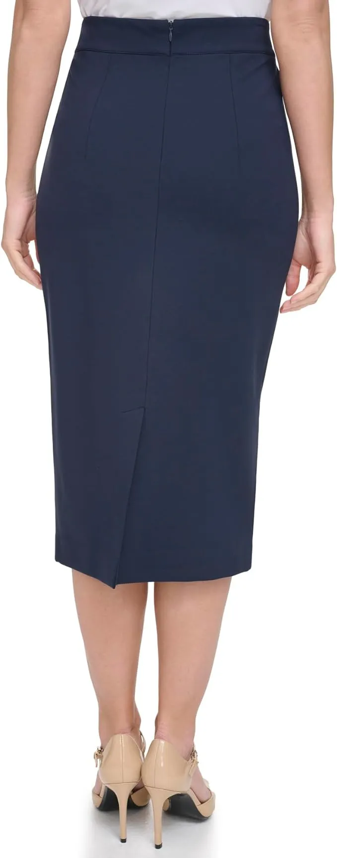 Tommy Hilfiger Women's Midi Ponte Skirt