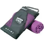 Microfiber Towel Perfect Travel &amp; Gym &amp; Camping Towel. Quick Dry - Super Abso...