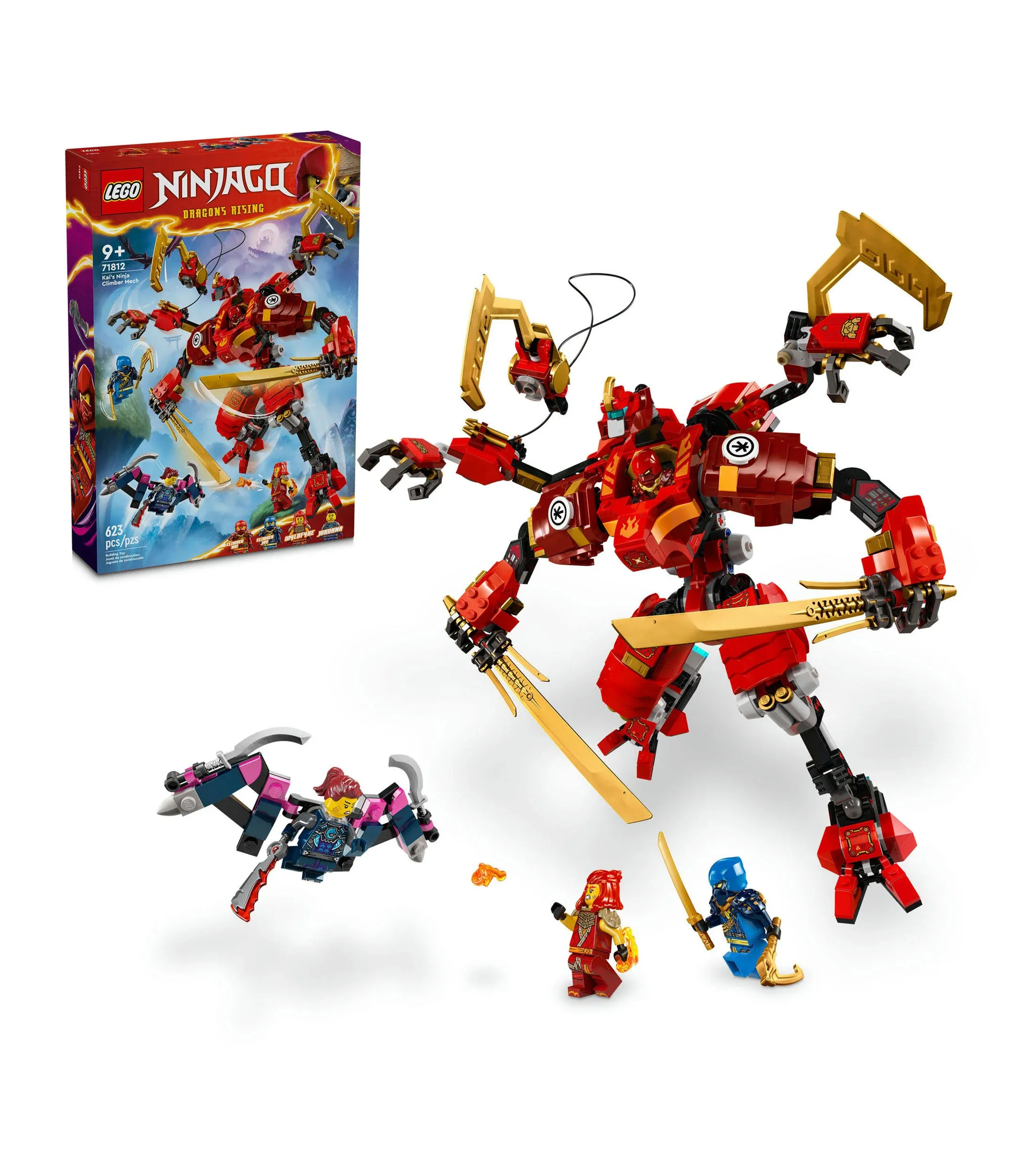 LEGO NINJAGO Kai&#039;s Ninja Climber Mech 71812