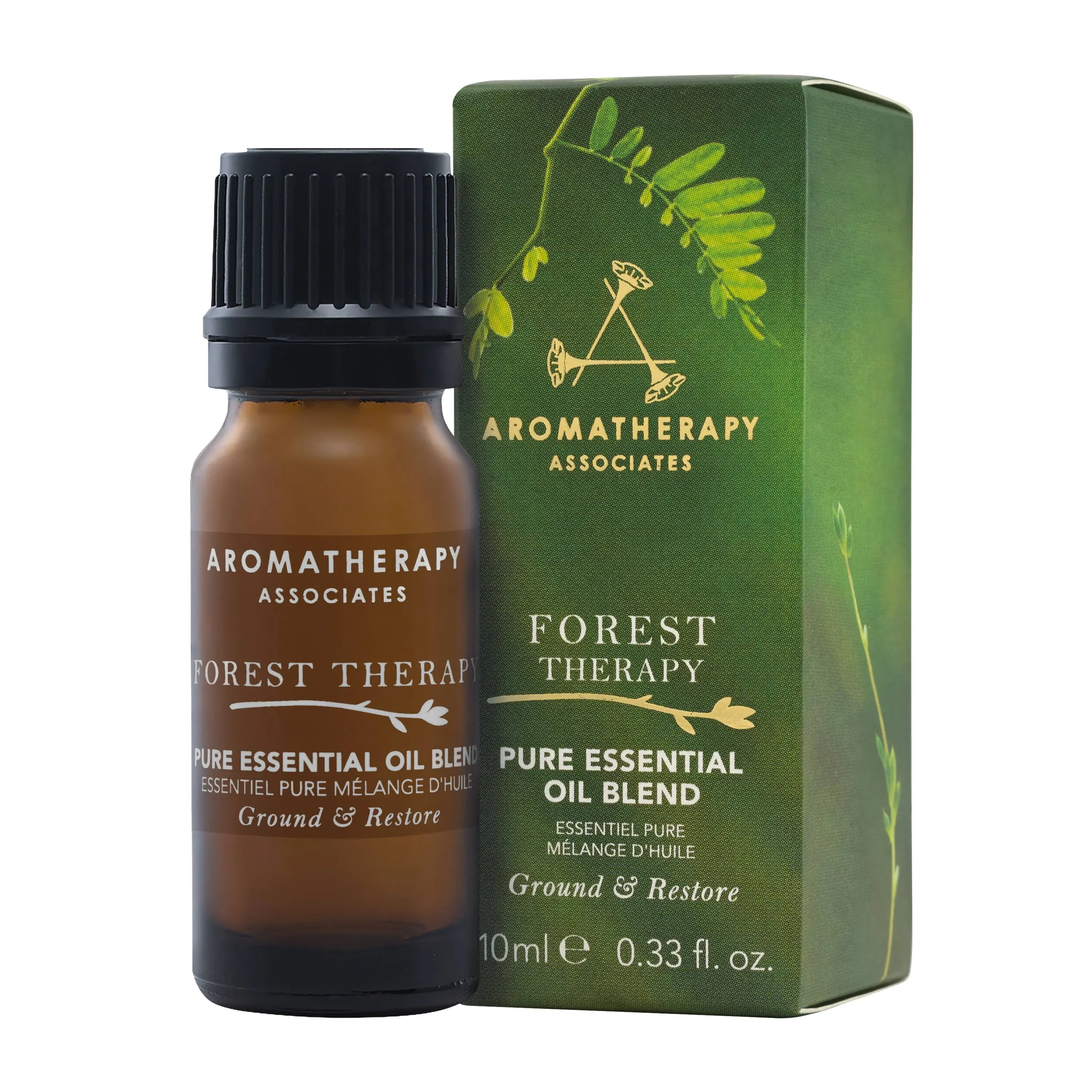 Aromatherapy Associates Forest Therapy Pure Essential Oil Blend 10 ml containing uplifting Pink Pepper, Ho Wood and cleansing Juniper Berry, calming Mediterranean Cypress Lemon