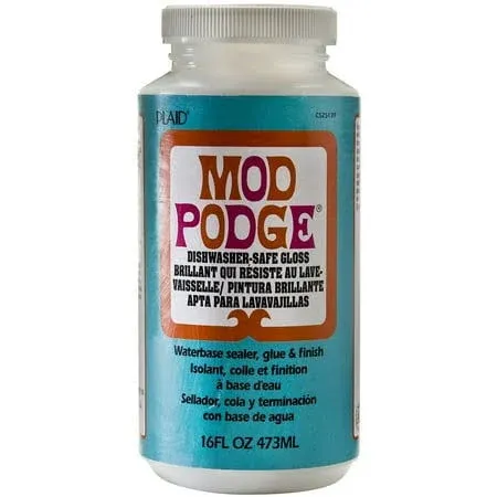 Mod Podge Dishwasher Safe Waterbase Sealer Glue and Finish