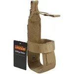 EXCELLENT ELITE SPANKER Tactical Military Portable Belt Bottle Holder Pouch Molle Adjust EDC Water Bottle Carrier for Hunting Walking Running Traveling