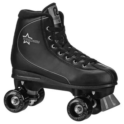 Roller Derby Roller Star Men's Quad Skate - Black/Gray 8