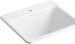 Kohler K-19017-1-0 Glen Falls Utility Sink White