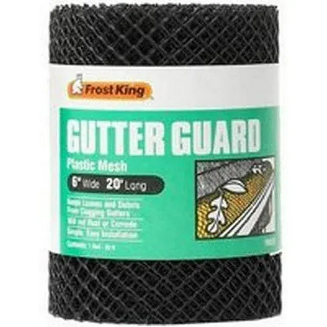 Frost King 6"x20' Plastic Gutter Guard