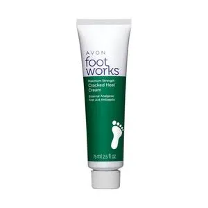 Avon Foot Works Maximum Strength Cracked Heel Cream 2.5 fl oz