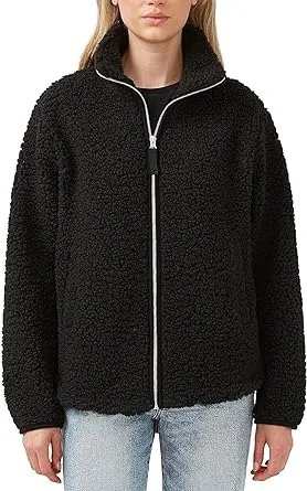 Buffalo David Bitton Women's Caterina LS Full Zip Jacket, Black