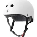 Triple 8 - The Certified Sweatsaver Helmet - White Rubber