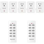 Syantek Remote Control Outlet Wireless Light Switch for Household Appliances Expandable Remote Light Switch Kit Up to 100 ft R