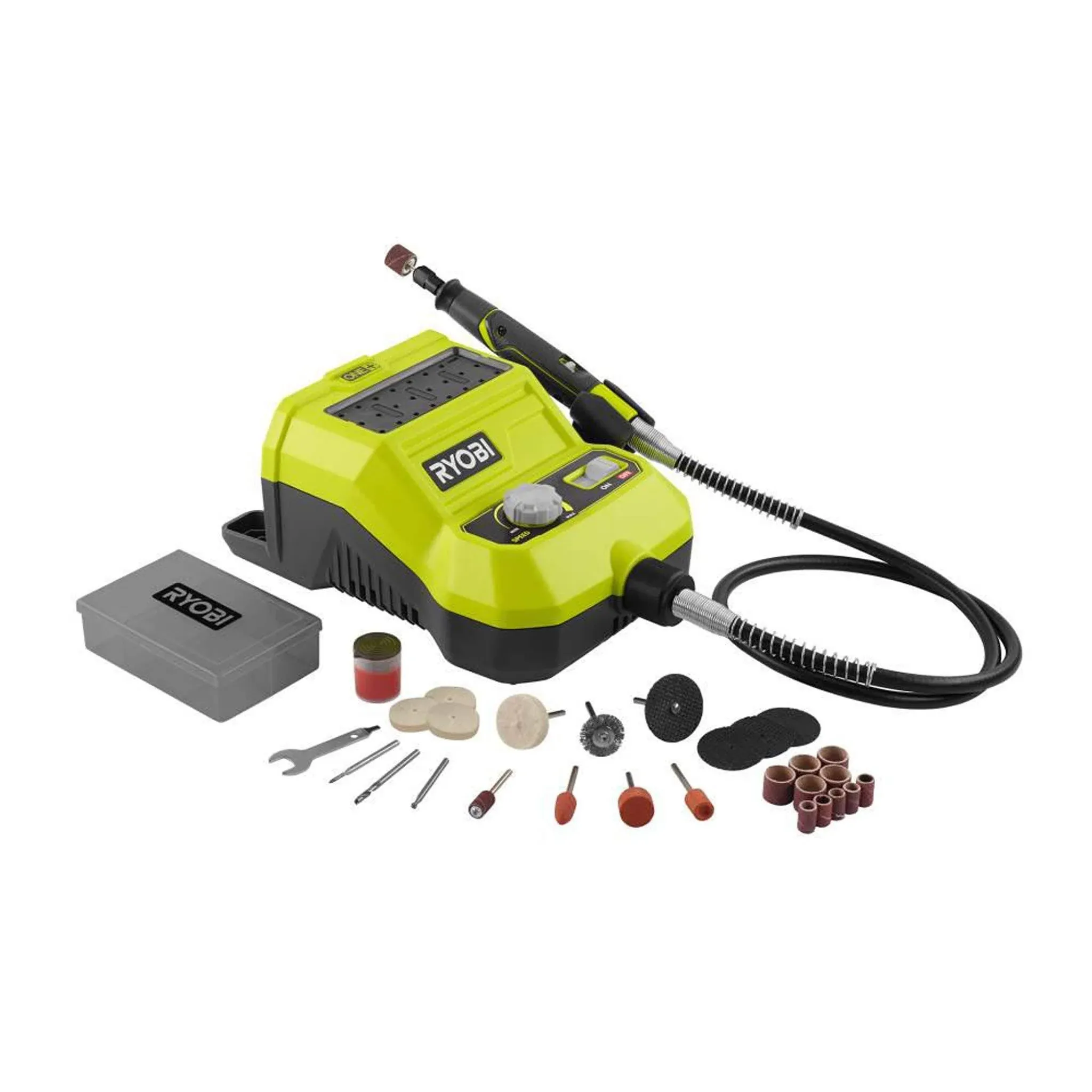 Ryobi P460K1SB One+ 18V Cordless Rotary Tool Kit with 1.5 Ah Battery and Charger