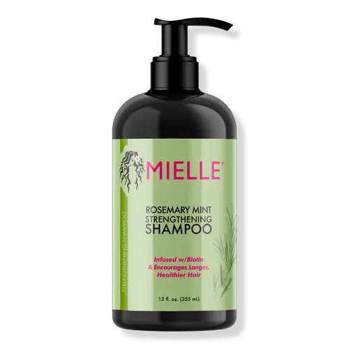 Mielle Rosemary Mint Nourishing Strengthening Daily Shampoo With Biotin, 12 fl oz, All Hair Types