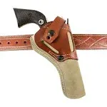 Desantis Wild Hog Belt Holster Heritage Rough Rider 6.5" Ambi Natural