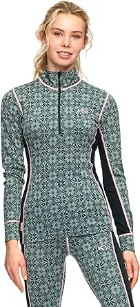 Kari Traa Rose Half Zip Women's Base Layer Top - 100% Merino Wool Fitted Long Sleeve Knit Thermal Shirt