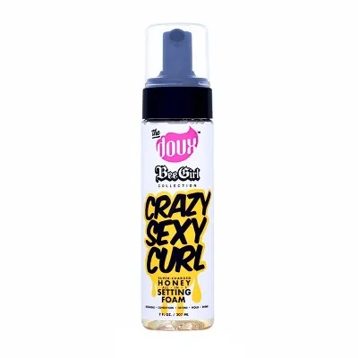 The Doux CRAZYSEXYCURL Honey Setting Foam, Mousse Hair Foam, With Natural Honey to Style, Condition, and Define, Suitable for All Hair Types - 7oz…The Doux CRAZYSEXYCURL Honey Setting Foam, Mouss…